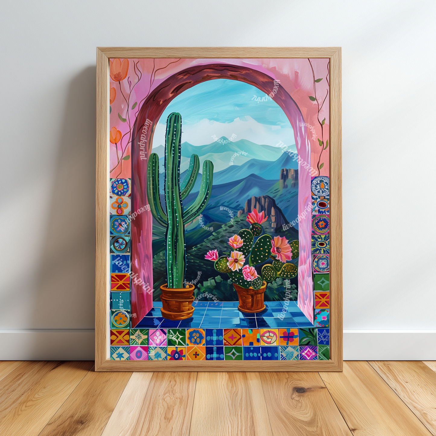Mexican Cactus Wall Art