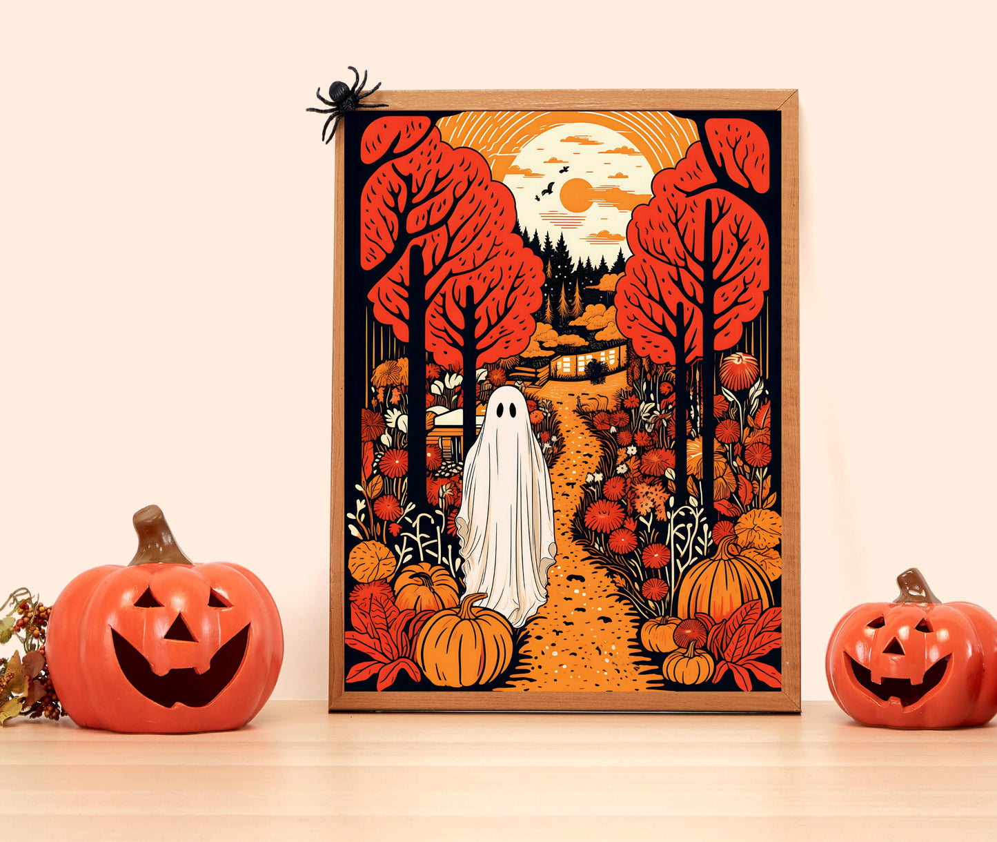 Oscar the Ghost Goes for a Fall Stroll