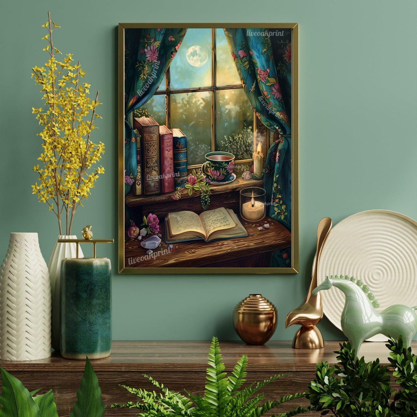Whimsical Spring Reading Nook
