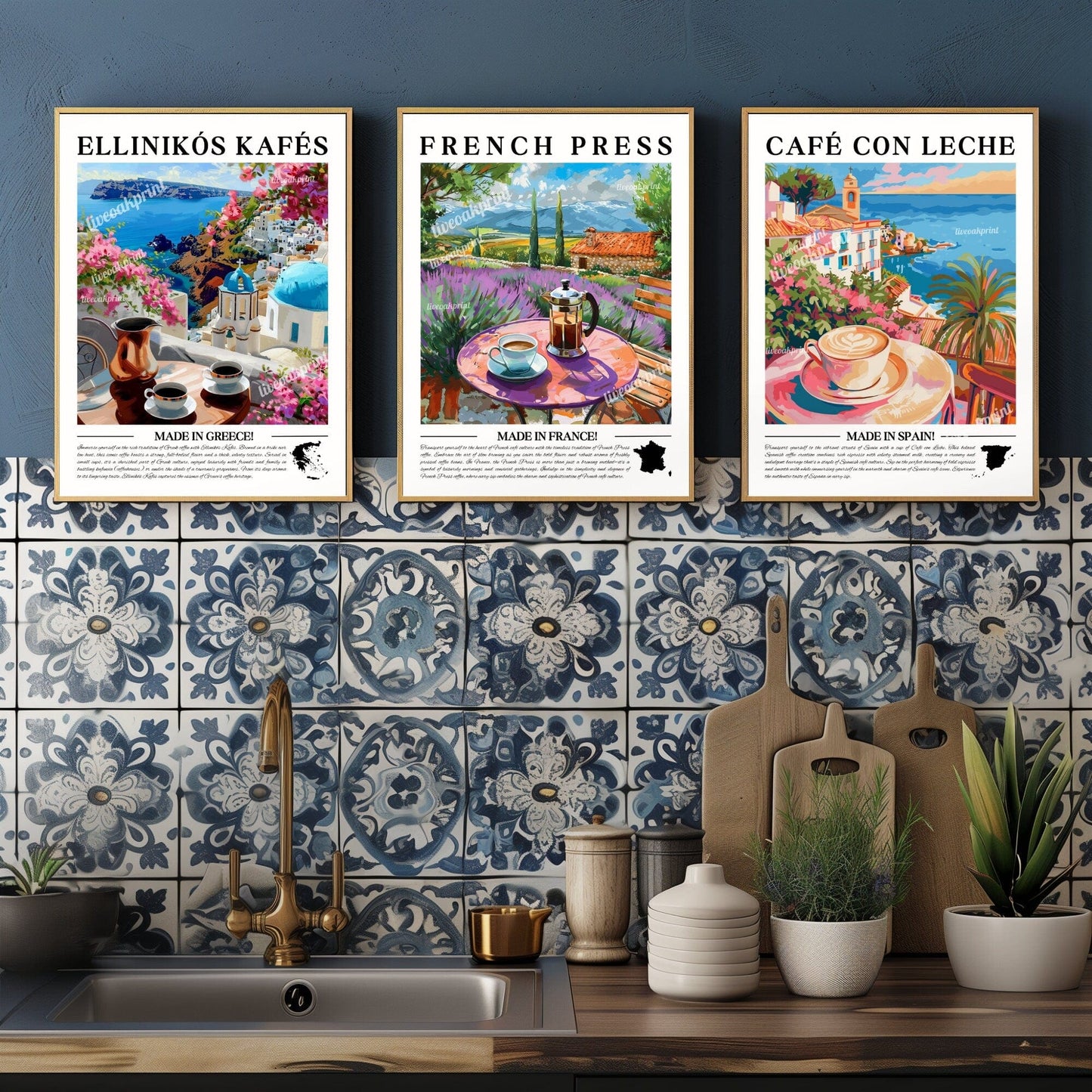 Greek Coffee Wall Art