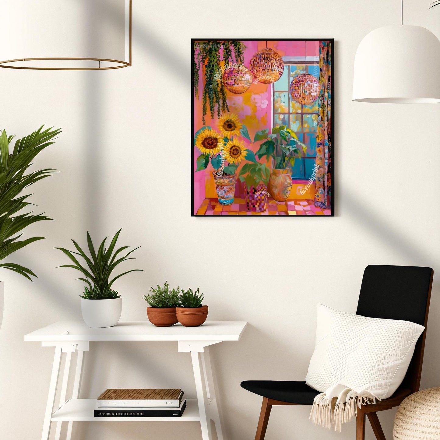 Sunflowers and Disco Balls