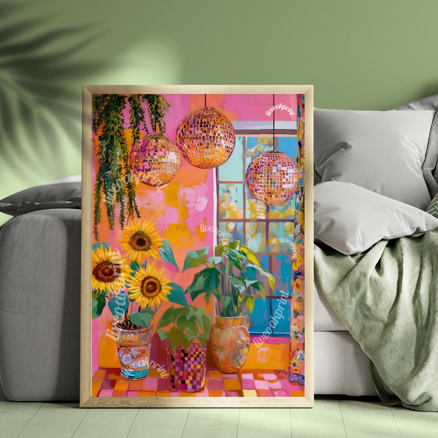 Sunflowers and Disco Balls