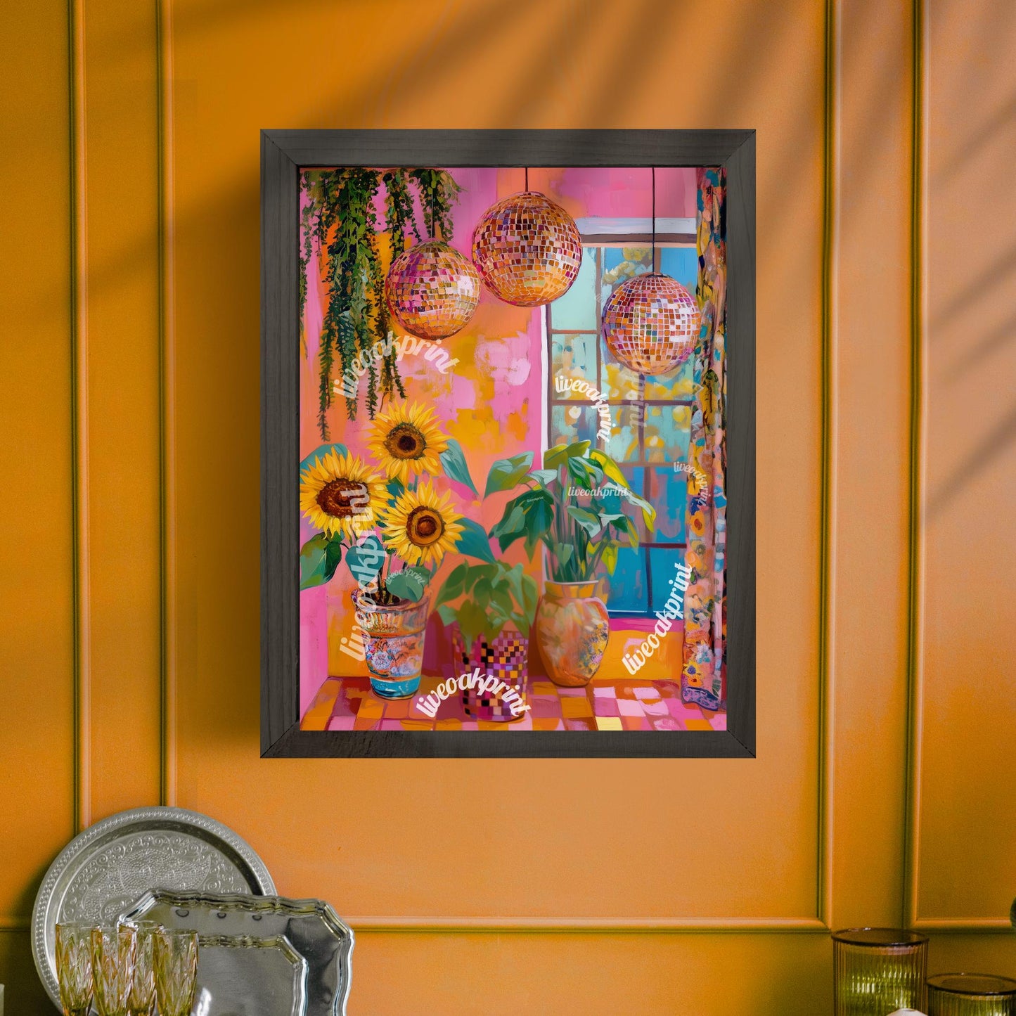 Sunflowers and Disco Balls