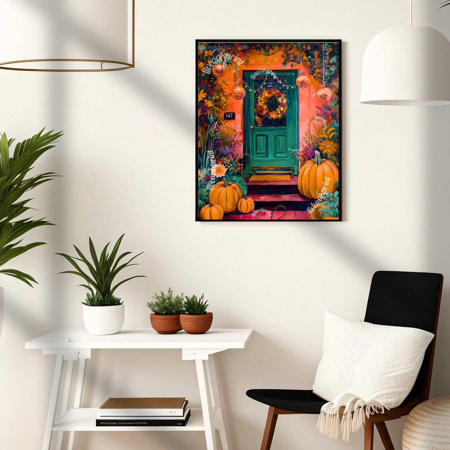 Cozy Fall Doorstep Print