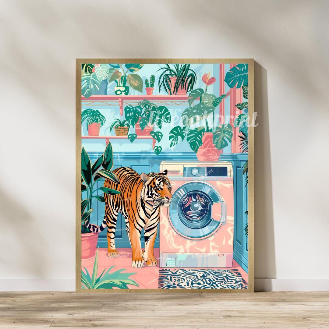 Laundry Leopard and Laundry Tiger Print Bundle