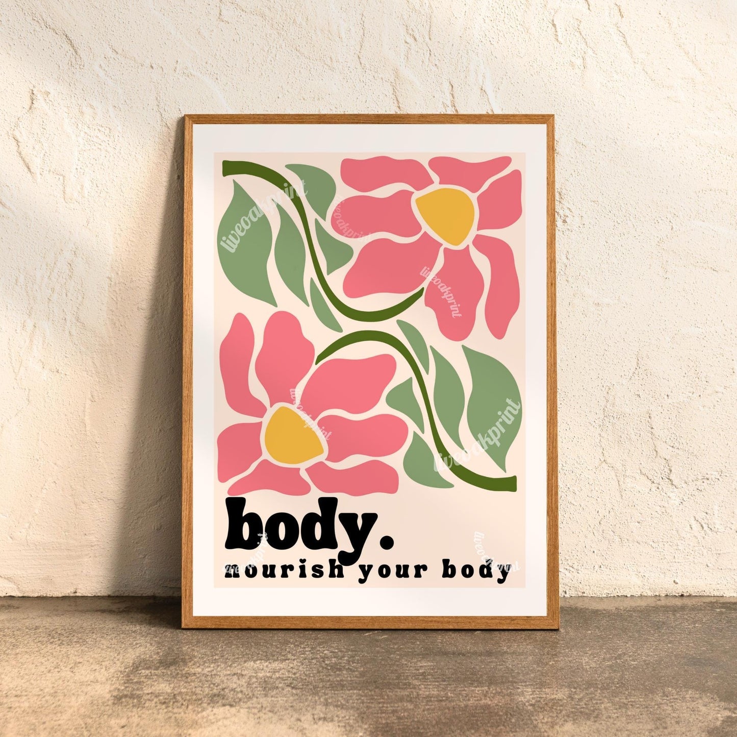 Mind Body Soul Wall Art Set