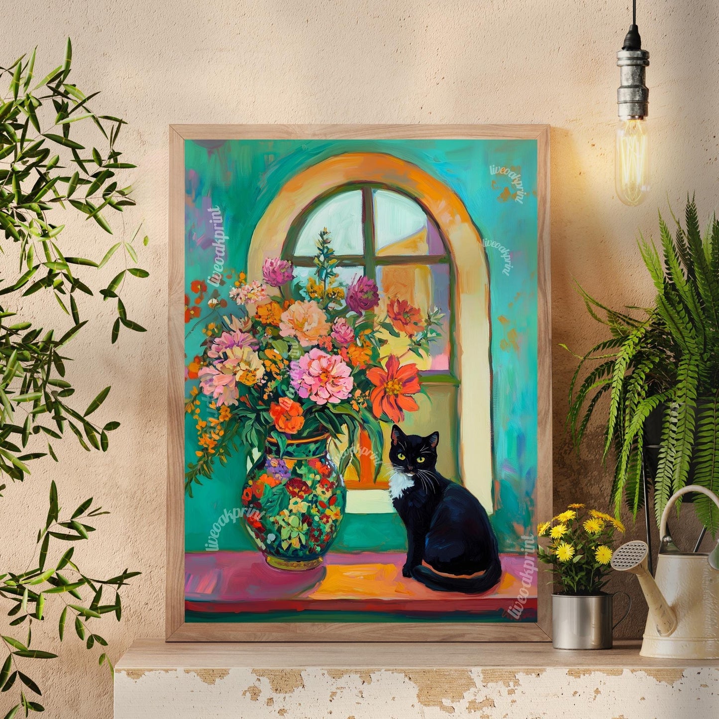 Tuxedo Cat Print