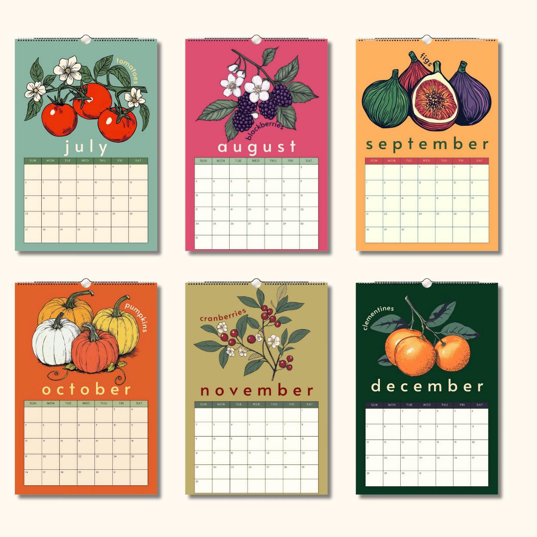 Mid Year Wall Calendar 2025–2026