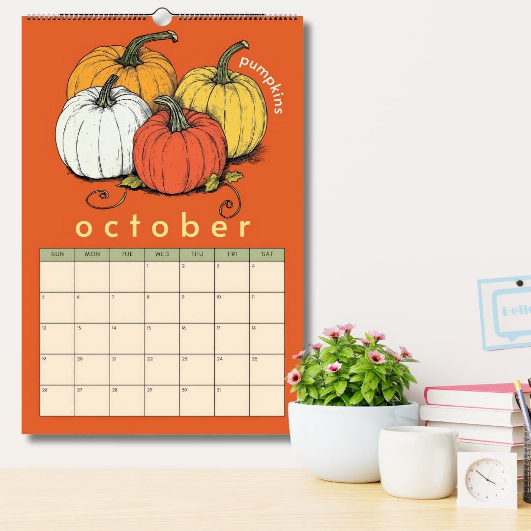 Mid Year Wall Calendar 2025–2026