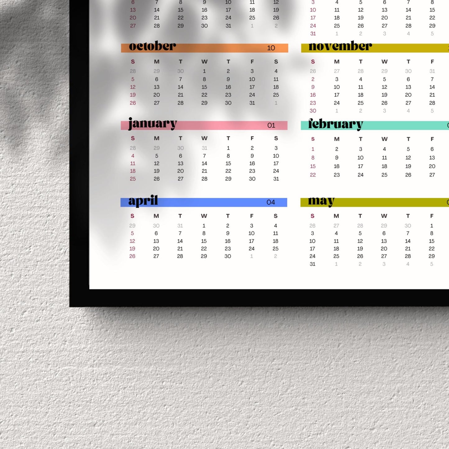 2025–2026 Wall Calendar – What If It All Goes Right – Mid Year Academic Calendar – Cozy Cat Decor – One Page Year at a Glance Planner