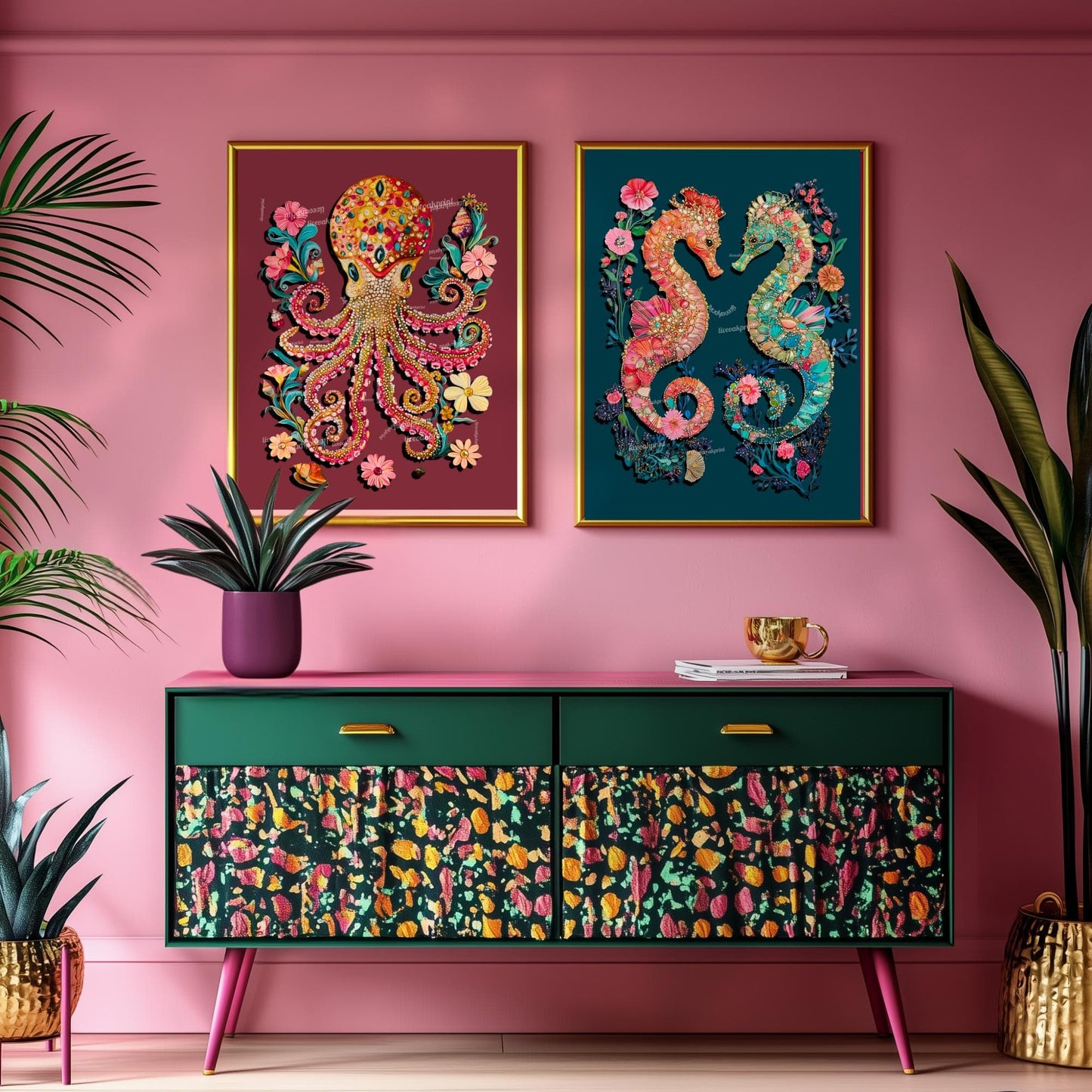 Octopus Art Print