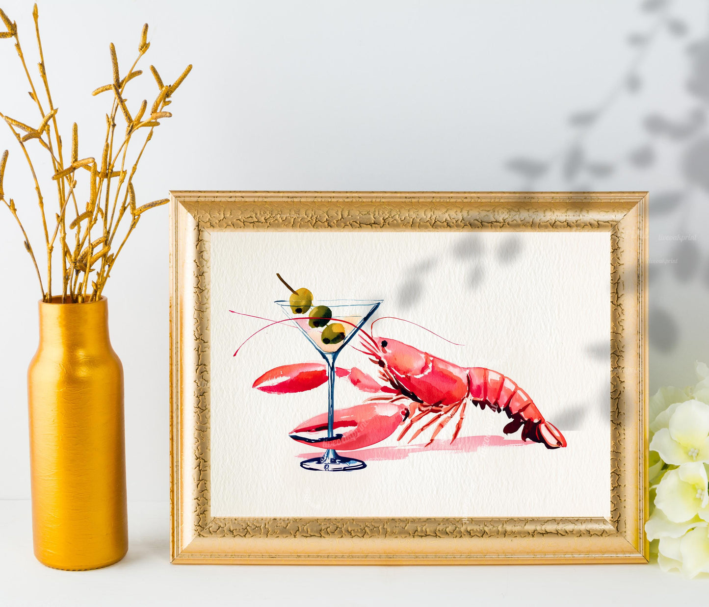 Lobster Wall Art Print