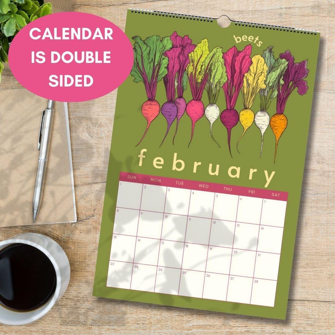2026 Wall Calendar: Seasonal Produce Calendar – 2026 Kitchen Calendar