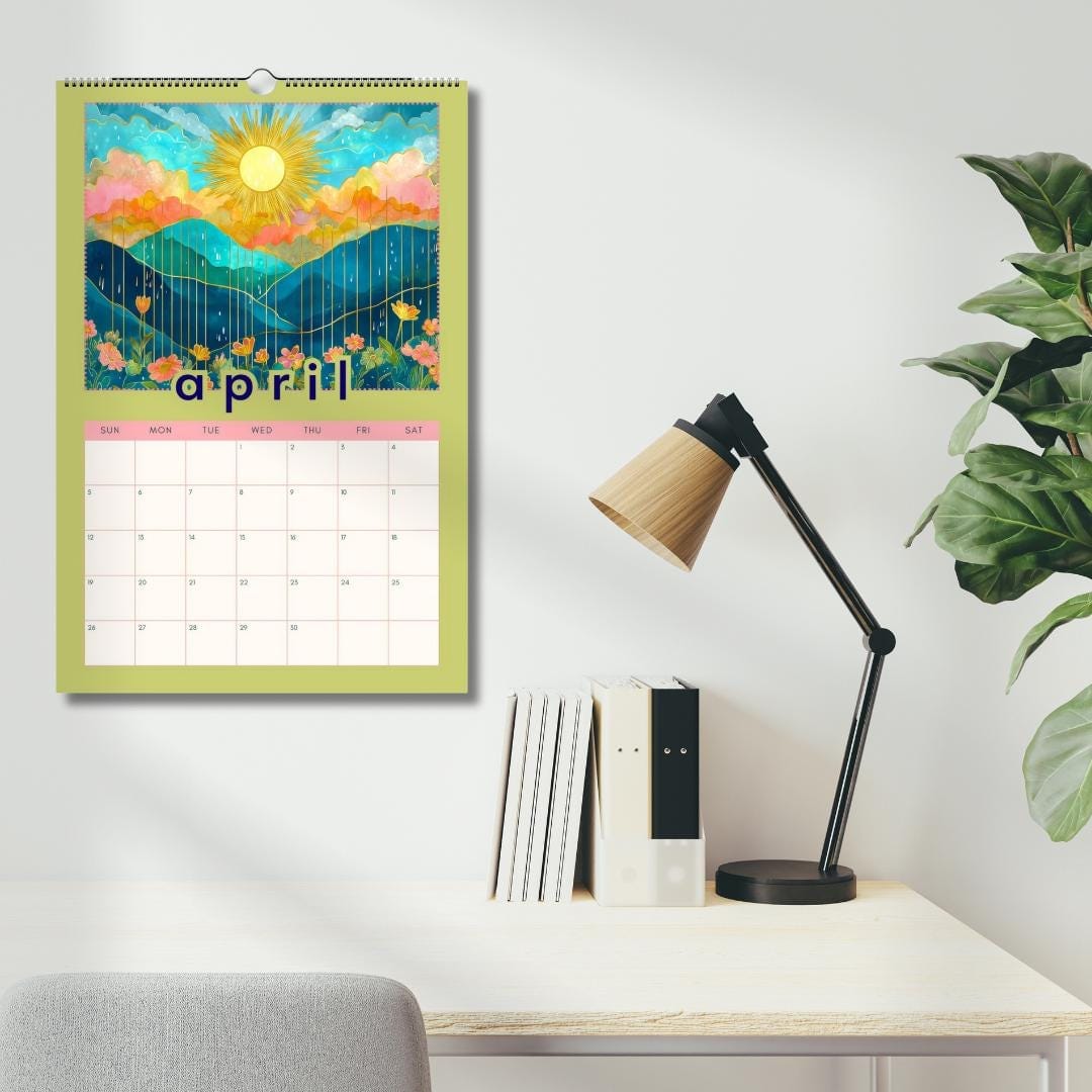 2026 Mountain Wall Calendar - Colorful 2026 Calendar - Nature Lover Gift
