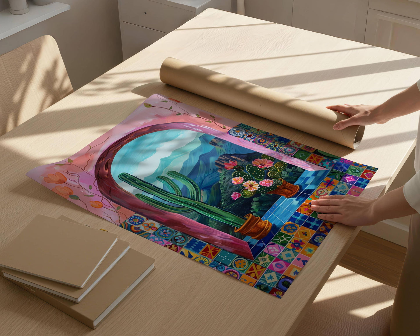 Mexican Cactus Print