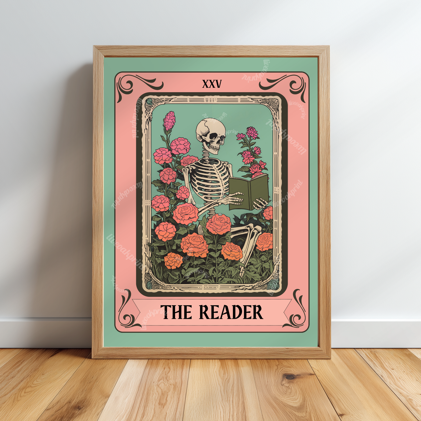 The Reader Tarot Print - Reading Wall Art
