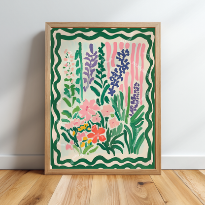 Dopamine Decor Flowers Art Print