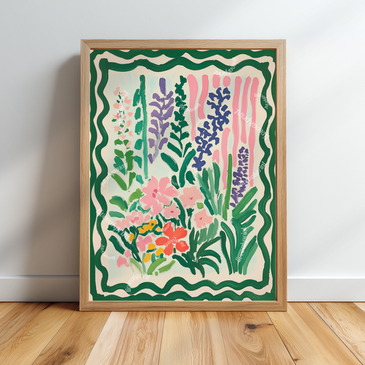 Dopamine Decor Flowers Art Print