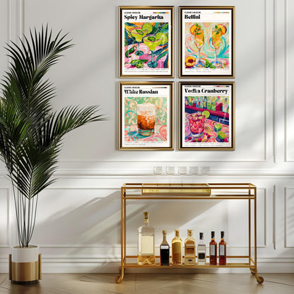 Bellini Print - Cocktail Wall Art - Cute Bar Cart Art - Classic Cocktail Prints - Bellini Decor - Kitchen Wall Art - Bellini Gift LiveOakPrint