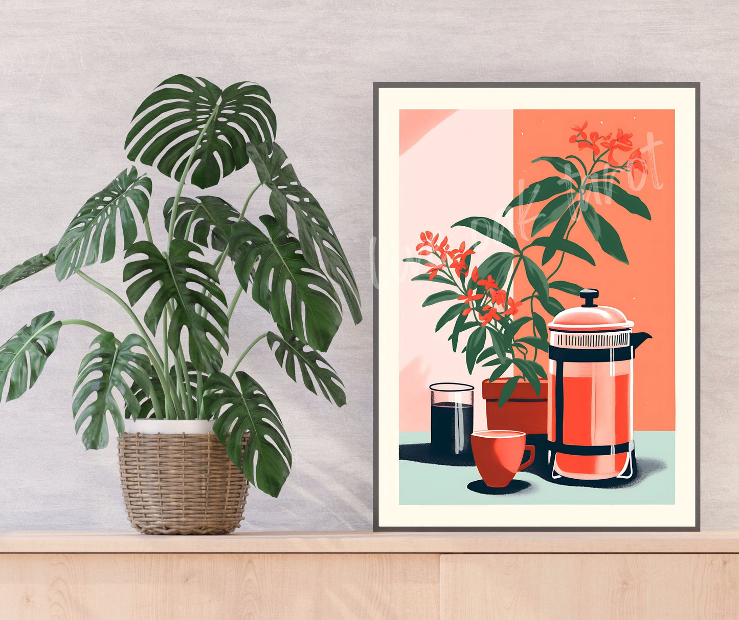 Coffee Press Wall Art