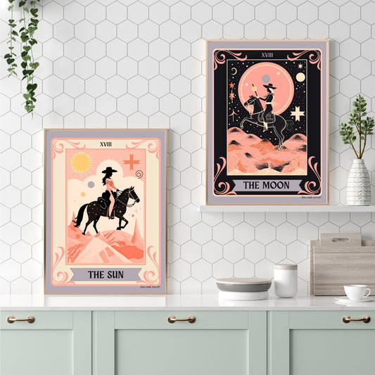 The Sun and Moon Tarot Print Bundle