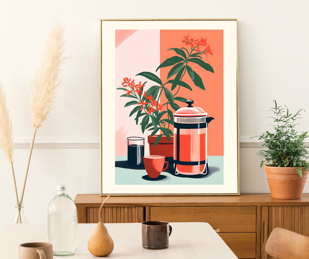 Coffee Press Wall Art