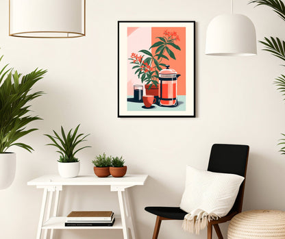 Coffee Press Wall Art