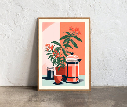 Coffee Press Wall Art