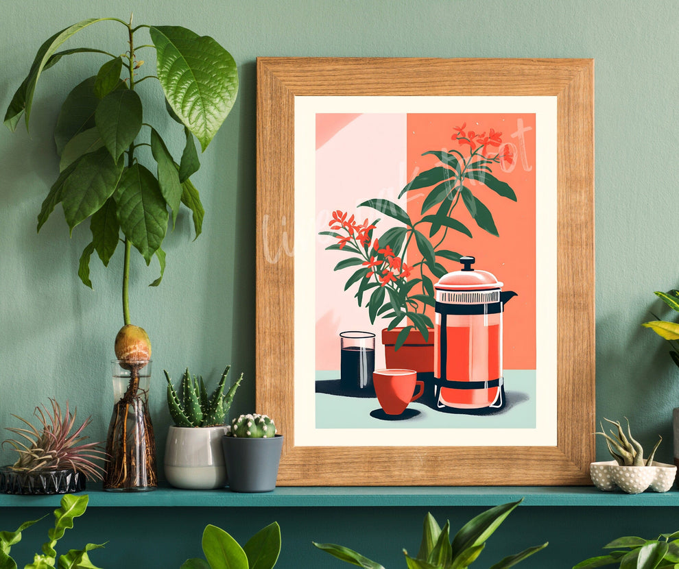 Coffee Press Wall Art