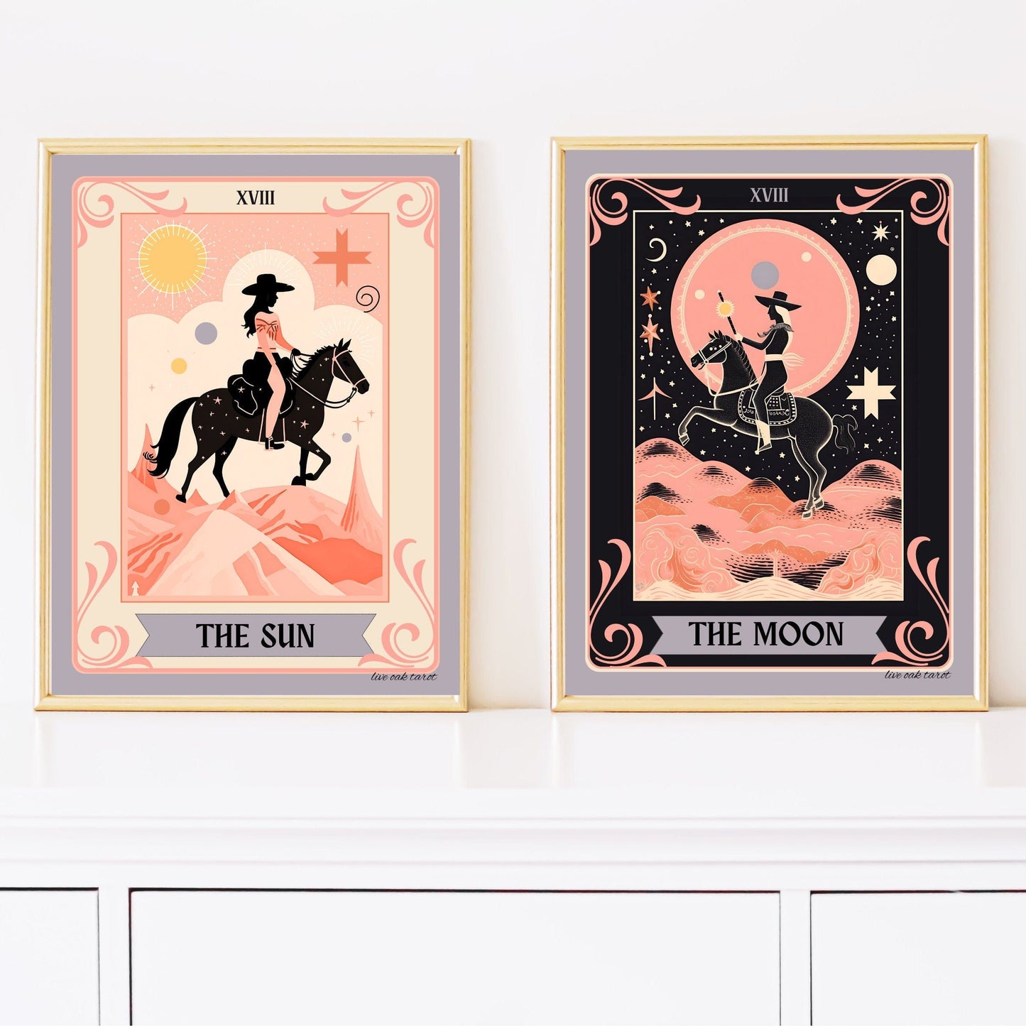 The Sun and Moon Tarot Print Bundle