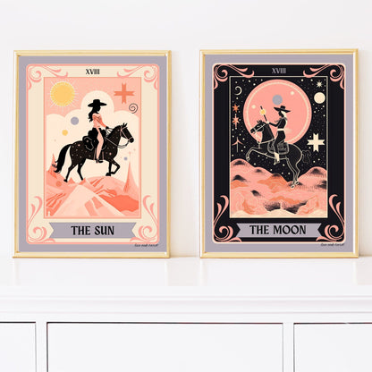 The Sun and Moon Tarot Print Bundle