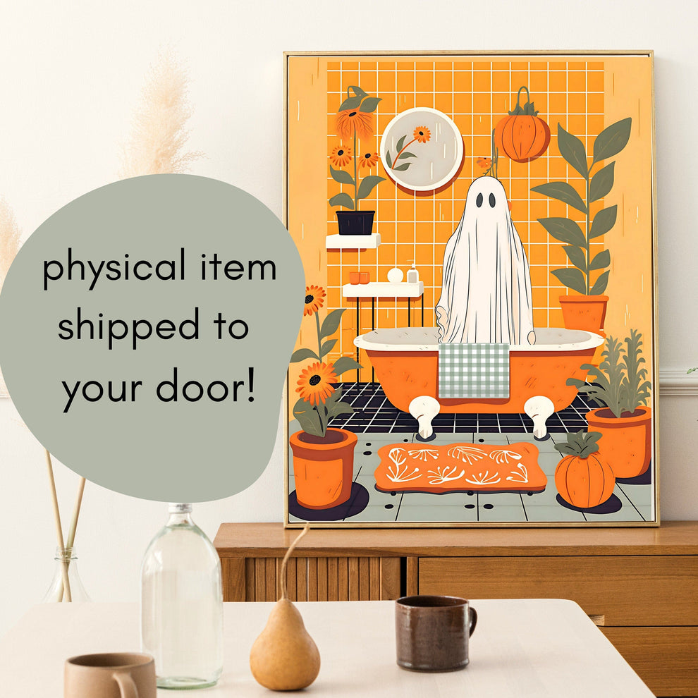 Oscar the Ghost Takes A Bath