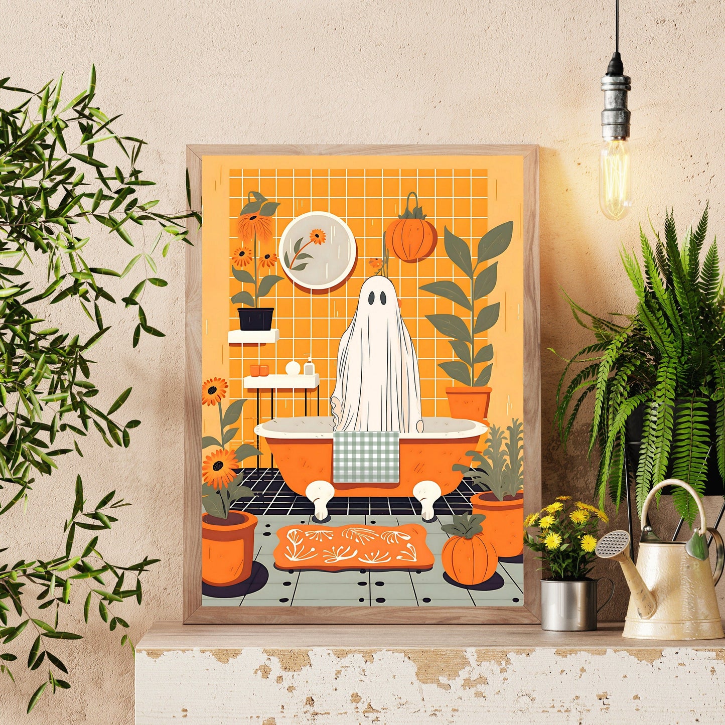 Oscar the Ghost Takes A Bath