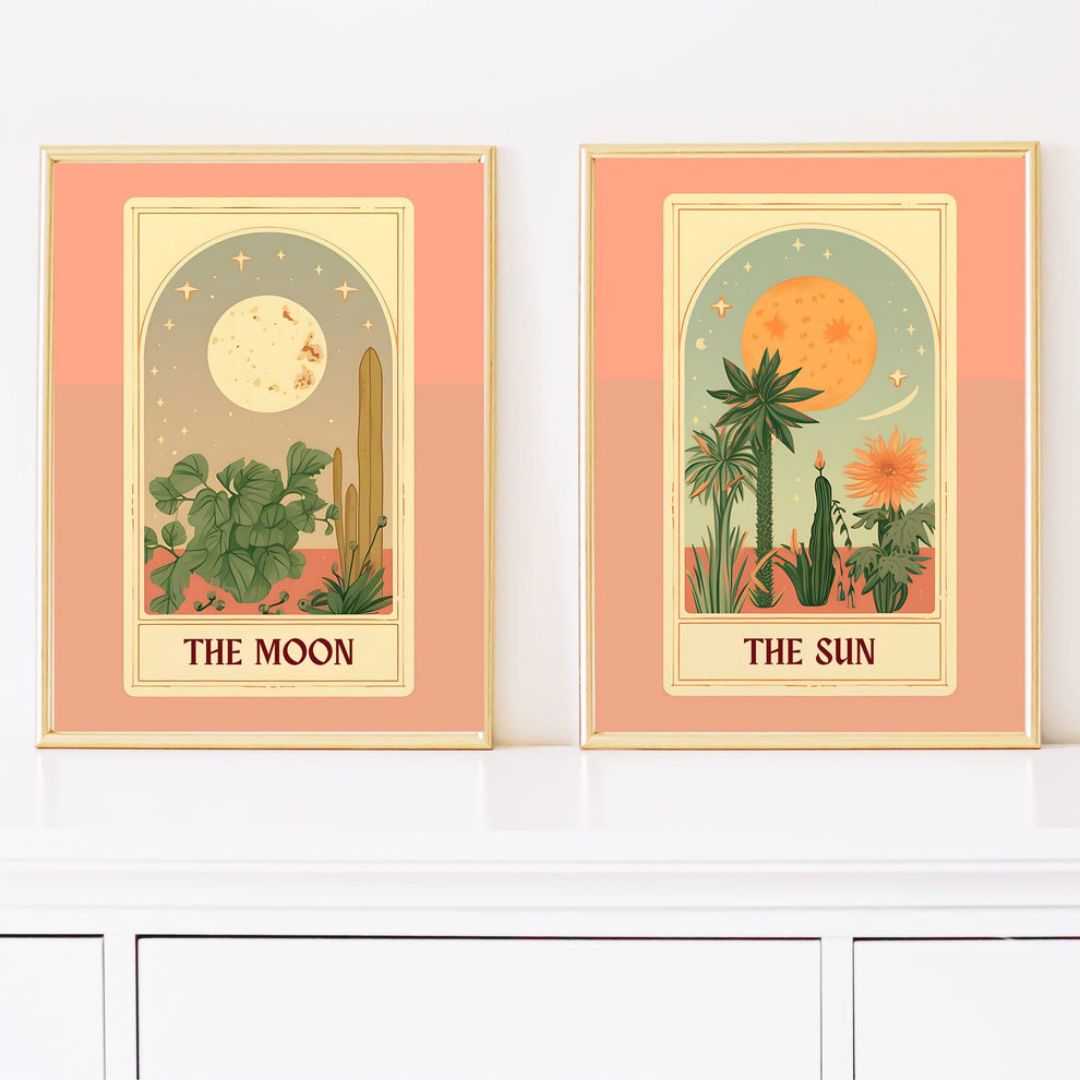 The Sun and Moon Tarot Print Bundle