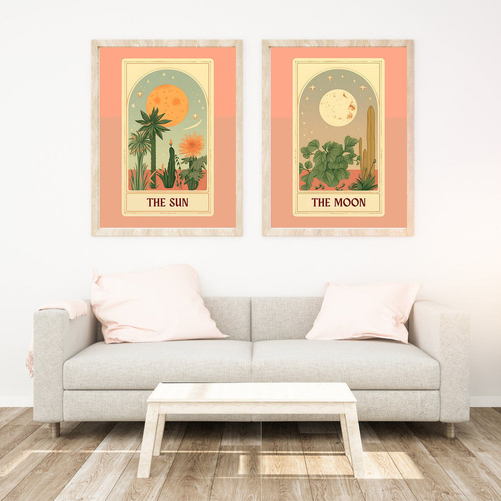 The Sun and Moon Tarot Print Bundle