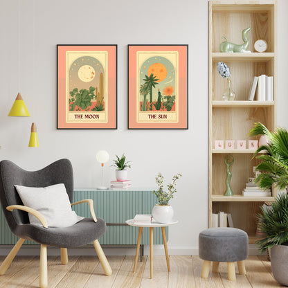The Sun and Moon Tarot Print Bundle