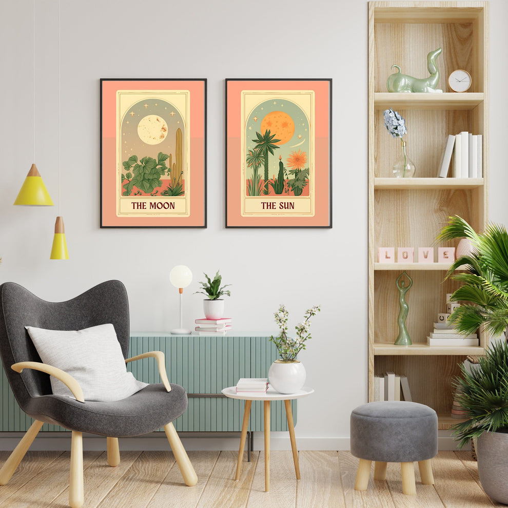 The Sun and Moon Tarot Print Bundle