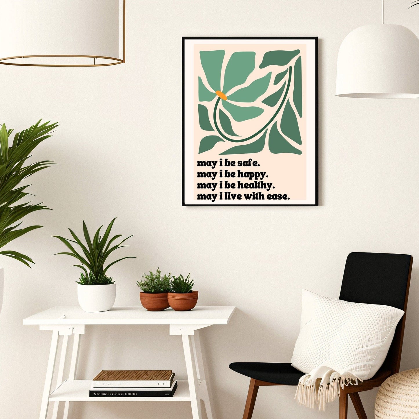 May I Be Safe / Metta Prayer Print