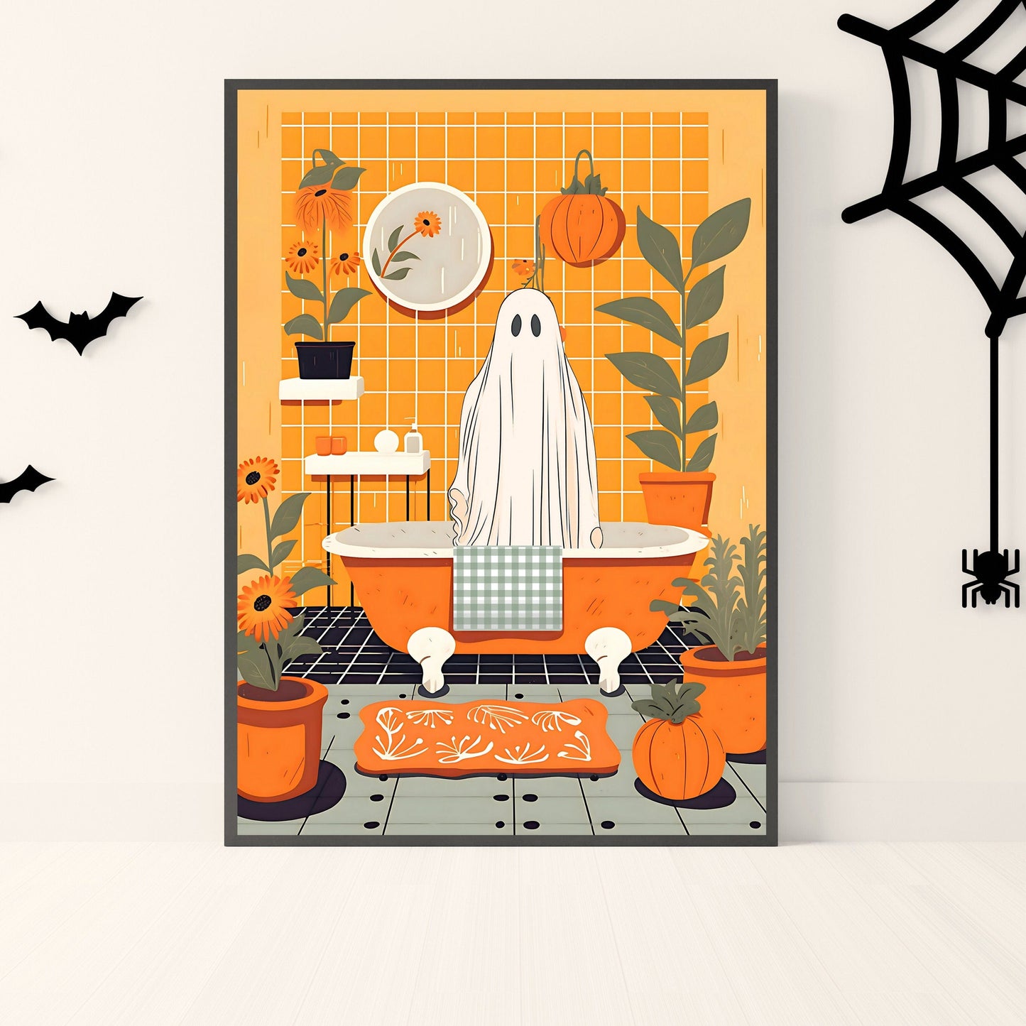 Oscar the Ghost Takes A Bath