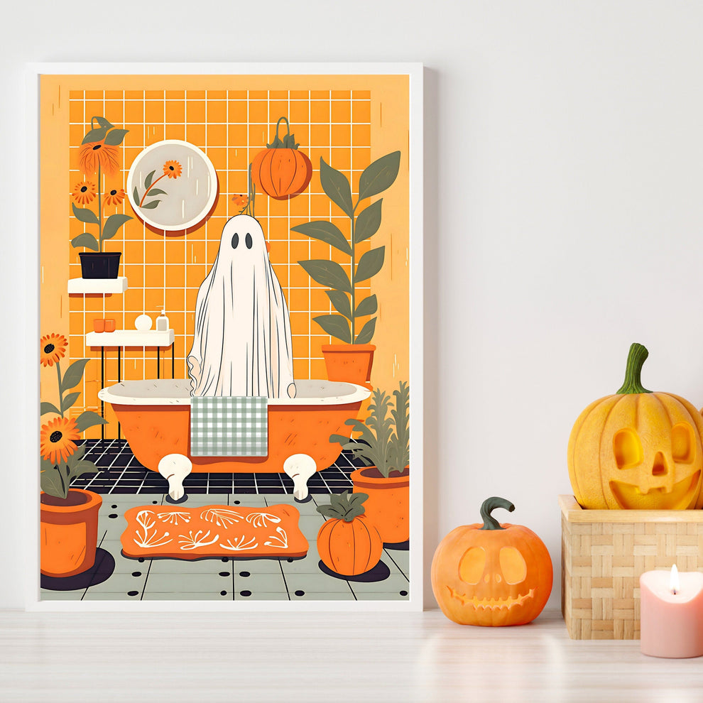 Oscar the Ghost Takes A Bath