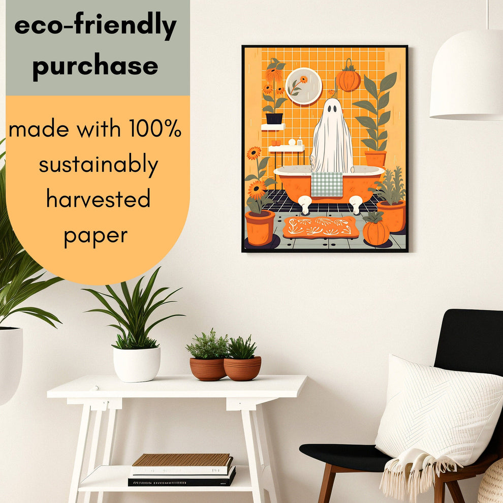 Oscar the Ghost Takes A Bath