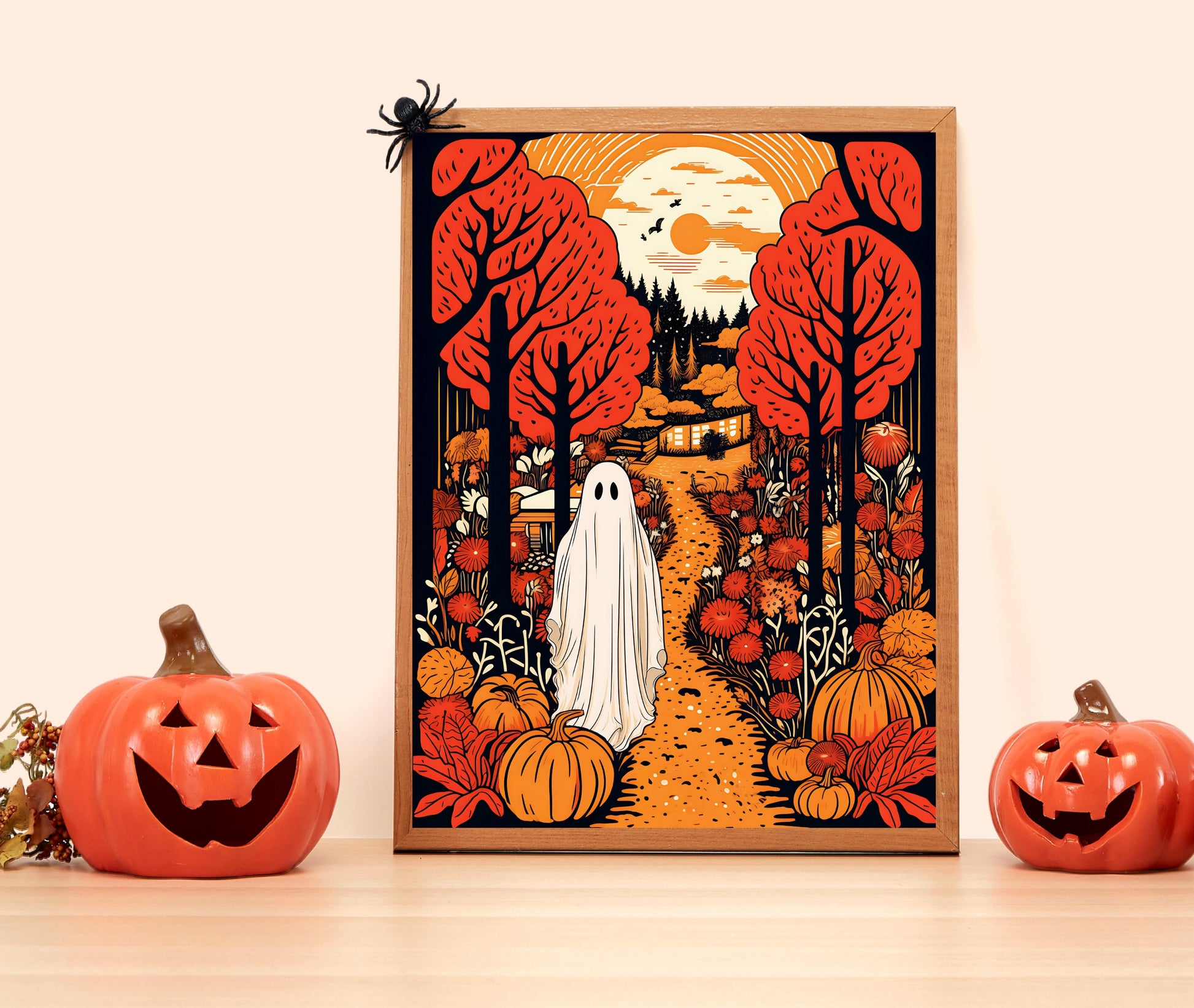 Oscar the Ghost Goes for a Fall Stroll