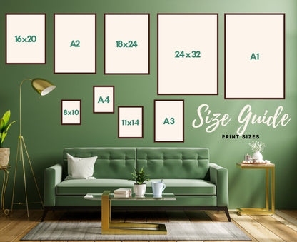 Leopard and Tiger in Maximalist Living Rooms Print Set