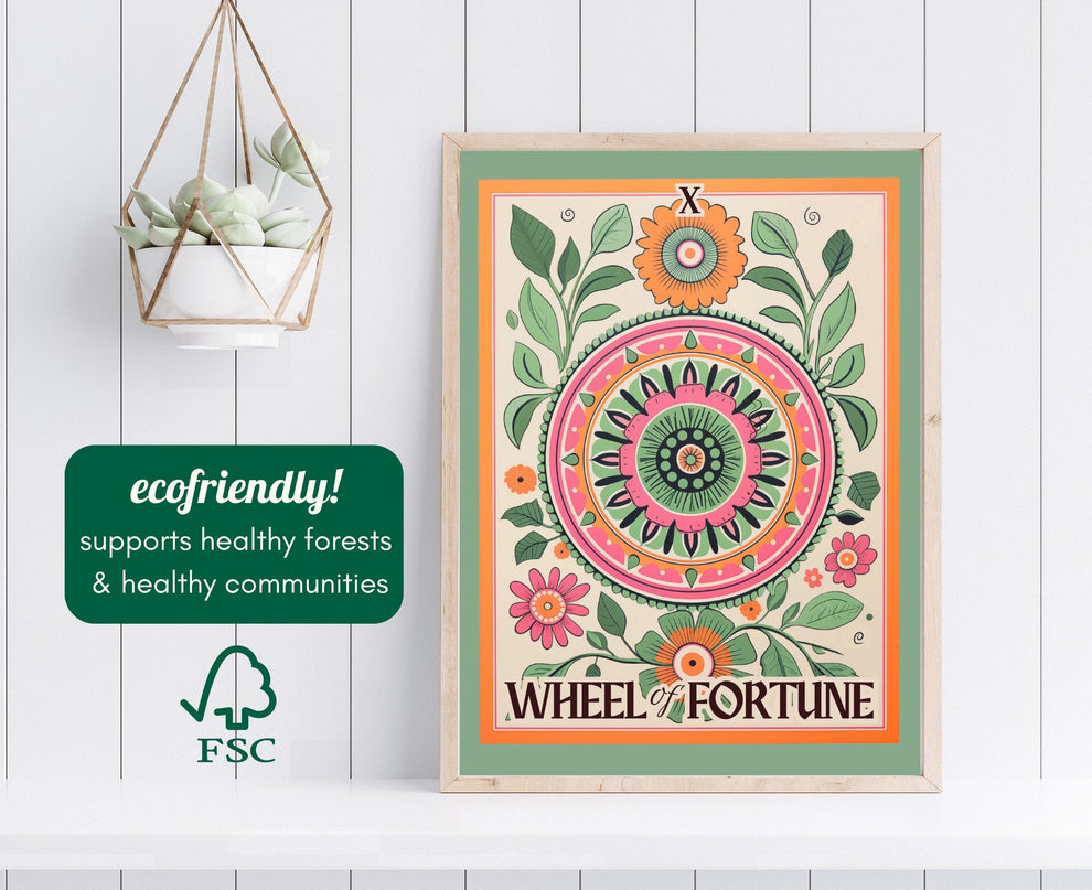 The Wheel Of Fortune Tarot Print
