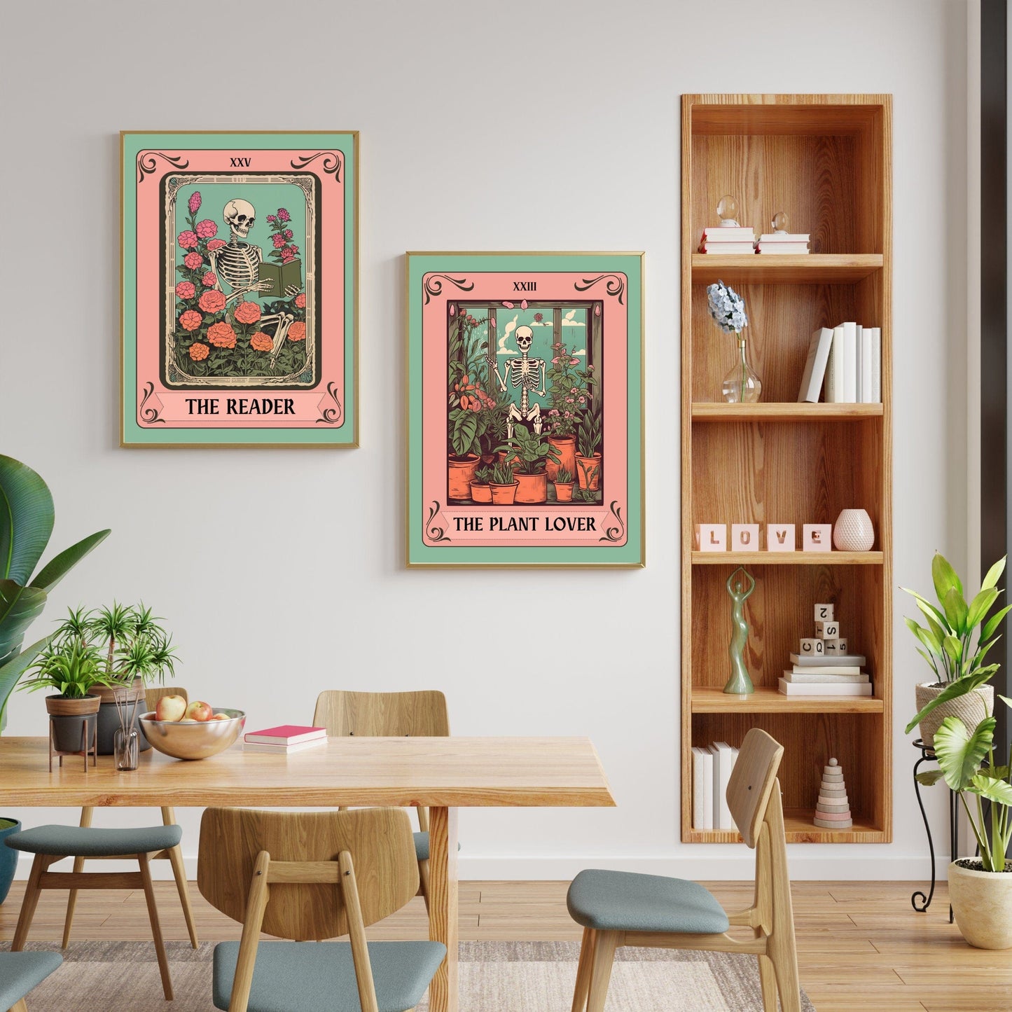 The Reader Tarot Print - Reading Wall Art