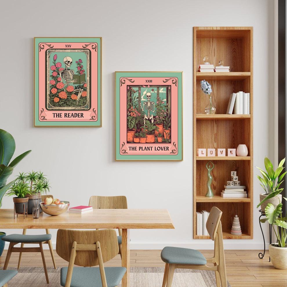 The Reader Tarot Print - Reading Wall Art