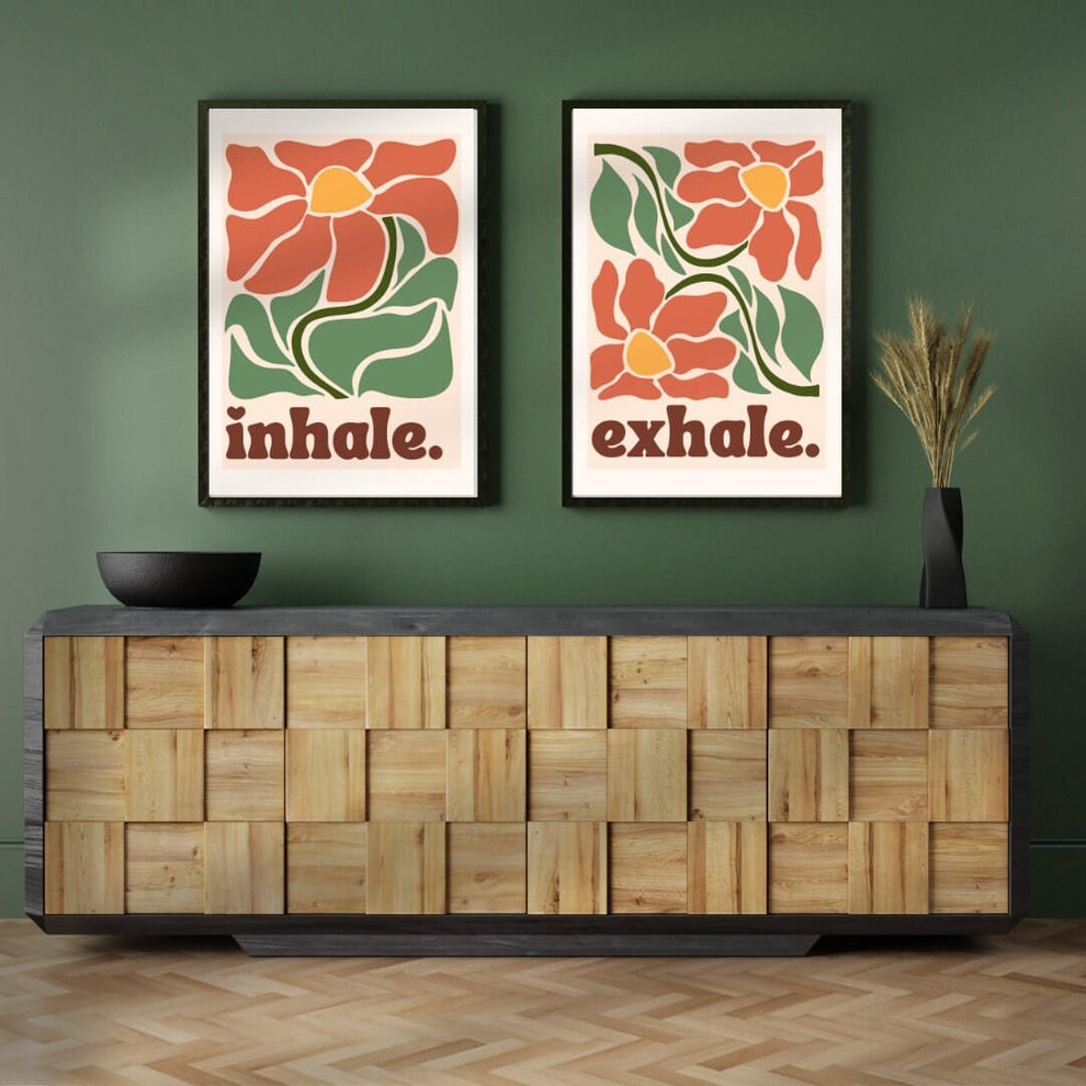 Inhale, Exhale. Two Print Set