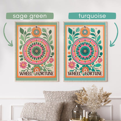 The Wheel Of Fortune Tarot Print