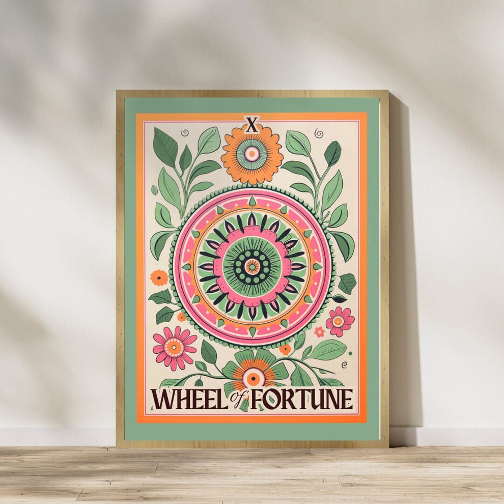 The Wheel Of Fortune Tarot Print