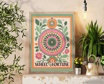 The Wheel Of Fortune Tarot Print